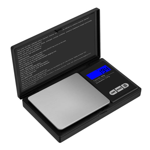 Ruhhy Precisie Pocketweegschaal - 200g x 0.01g - Zwart