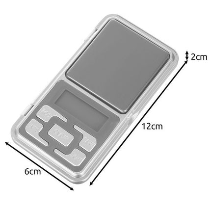 Ruhhy Pocketweegschaal - Tot 500g - 0.1g Precisie - Voor Sieraden en Medicijnen