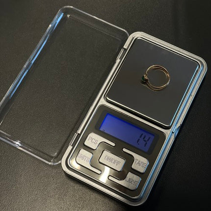 Ruhhy Pocketweegschaal - Tot 500g - 0.1g Precisie - Voor Sieraden en Medicijnen