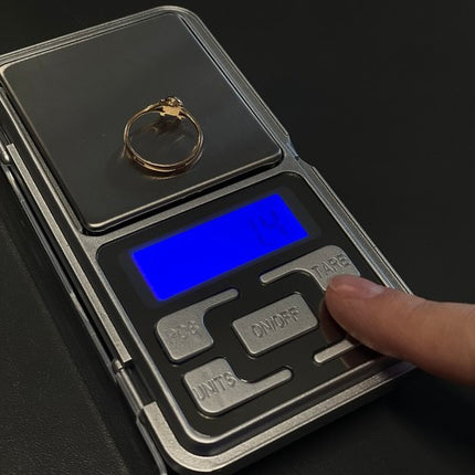 Ruhhy Pocketweegschaal - Tot 500g - 0.1g Precisie - Voor Sieraden en Medicijnen