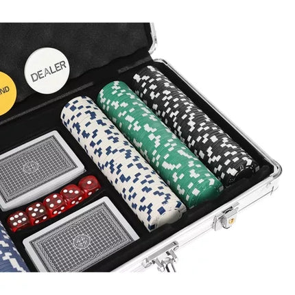 Malatec Poker Set - 300 Chips - In Luxe Aluminium Koffer - HQ