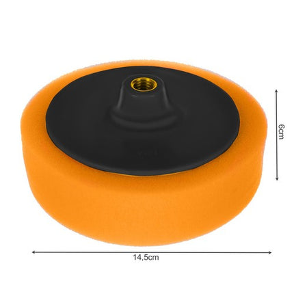 Xtrobb Polijstsponzen Set - 145 mm - 3-delig - Inclusief Adapter