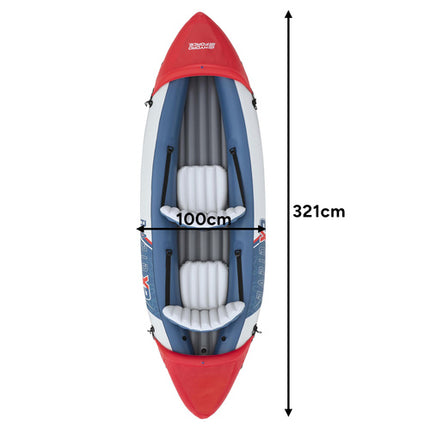 Bestway Opblaasbare Kajak Set - 321 x 88 x 42 cm - Met Peddels
