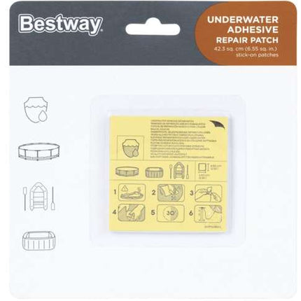 Bestway Zwembad Reparatiekit - 10 Stuks - 6,5 x 6,5 cm