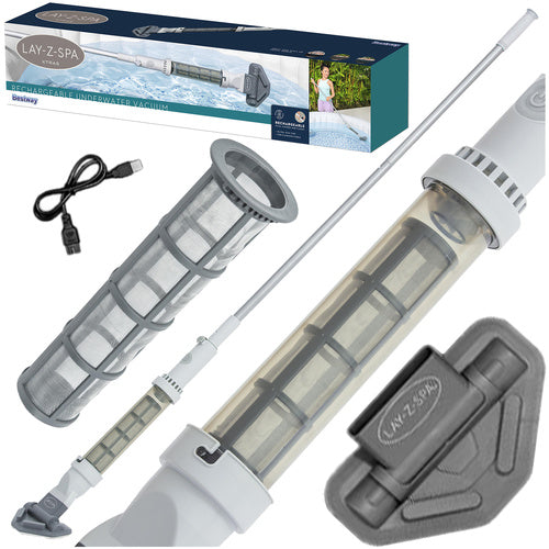 Bestway 60327 Snoerloze Zwembadstofzuiger - Voor Bodem en Wand