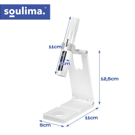 Soulima Draagbare UV LED Lamp met Houder - 3W - LCD - USB-C