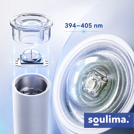 Soulima Draagbare UV LED Lamp met Houder - 3W - LCD - USB-C