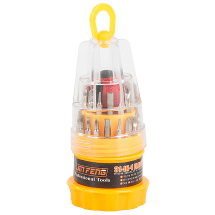 Precisie Schroevendraaierset – 31-delig met Magnetische Bits + Koffer