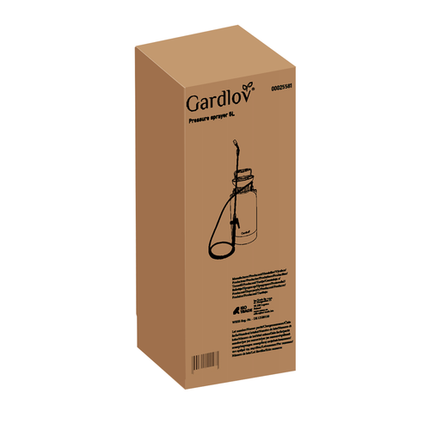 Gardlov Drukspuit - 5 Liter - Met Lans en Slang - Groen