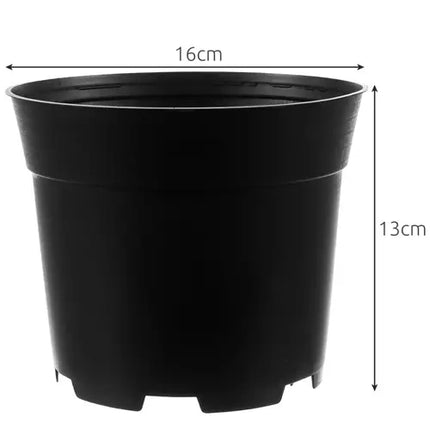 Gardlov Kweekpotten - Set van 500 - 2 Liter - 16 cm - Zwart