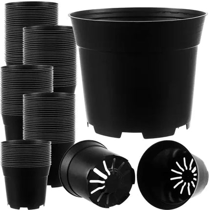 Gardlov Kweekpotten - Set van 500 - 2 Liter - 16 cm - Zwart