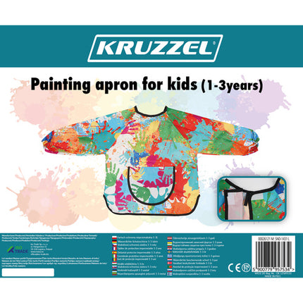 Kruzzel Kinderschort - Waterdicht - 1-3 Jaar - Voor Schilderen & Koken