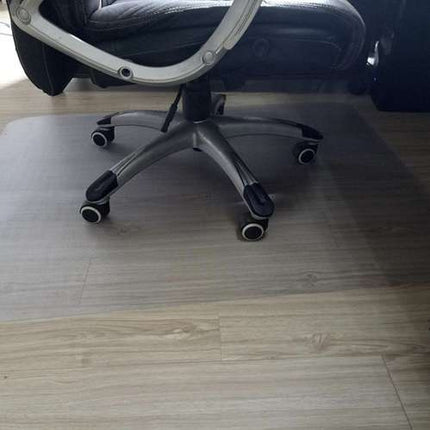 Ruhhy Vloerbeschermmat - 100 x 140 cm - Semi-Transparant - Voor Bureaustoelen