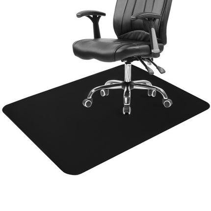 Ruhhy Beschermmat voor Bureaustoel - 130 x 90 cm - Zwart - Polypropyleen
