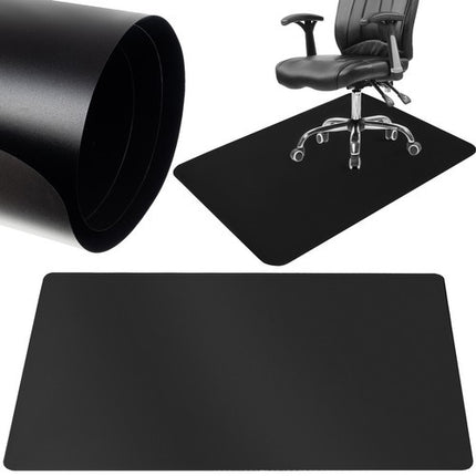 Ruhhy Beschermmat voor Bureaustoel - 130 x 90 cm - Zwart - Polypropyleen