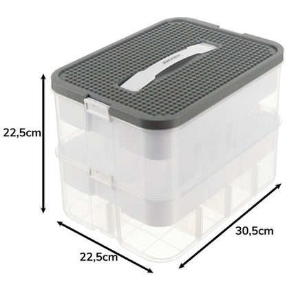 Bouwstenen Opbergbox - 2 Laags