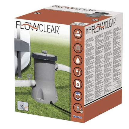 Bestway Filterpomp - 2006 l/u - Voor Zwembaden tot 14300 Liter
