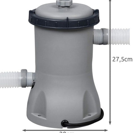 Bestway Filterpomp - 2006 l/u - Voor Zwembaden tot 14300 Liter