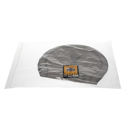 Purlov Voermat voor Huisdieren - Dubbel - 45 x 26 cm - Grijs - Antislip