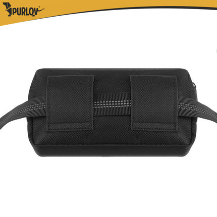 Purlov Hardloopriem met Heupgordel - 2 Meter - Tot 50 kg - Zwart/Geel