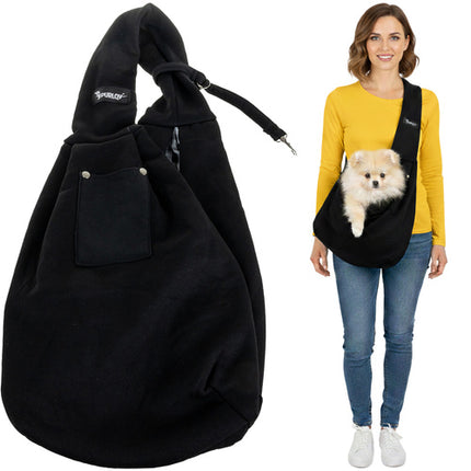 Purlov Kangoeroe Draagtas - Comfortabele Huisdierdrager voor Honden & Katten