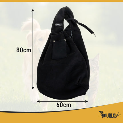 Purlov Kangoeroe Draagtas - Comfortabele Huisdierdrager voor Honden & Katten