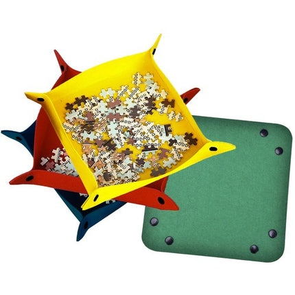 Malatec Puzzelmat - 115 x 67 cm - Inclusief Opbergkoker en Sorteerbakjes