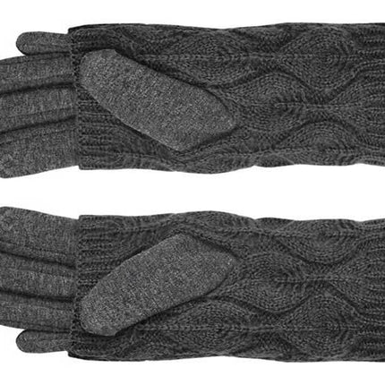 Trizand Touchscreen Handschoenen - Maat M - Met Warmers - Grijs