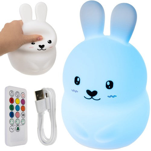 Iso Trade RGB Nachtlamp - Rabbit - 9 Kleuren - Met Afstandsbediening