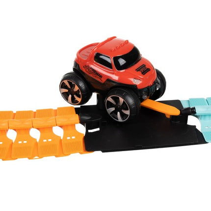 Kruzzel Flexibele Racebaan - 193-Delig - Met Lichtgevende Auto