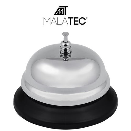 Malatec Baliebel - Zilver - 8,5 cm - RVS Tafelbel