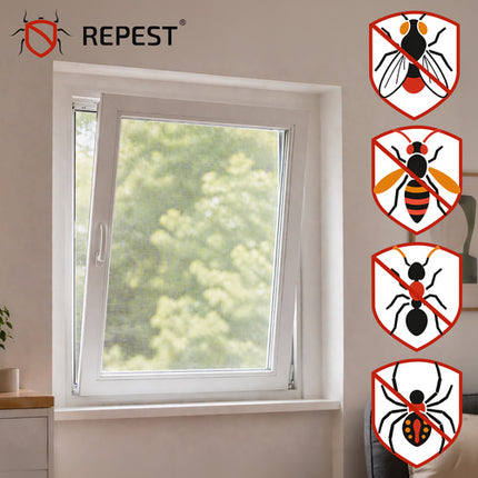 Repest Raamhor - 160 x 130 cm - Inclusief Klittenband - Wit