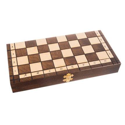 Ruhhy Royal Schaken - 31 x 31 cm - Houten Schaakset - Luxe Design