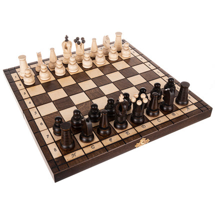 Ruhhy Royal Schaken - 31 x 31 cm - Houten Schaakset - Luxe Design