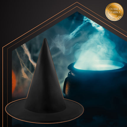 Ruhhy Heksenhoed - Halloween Kostuum Accessoire - Zwart
