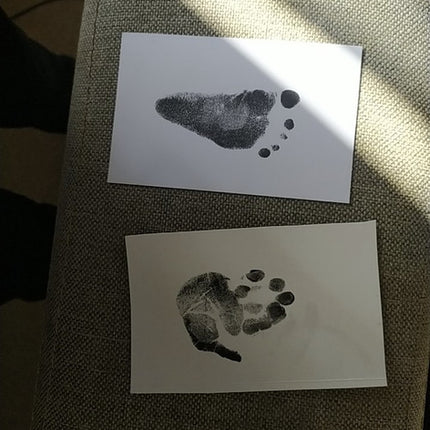 Ruhhy Baby Hand- en Voetprint Kit - Clean-Touch - Zwart