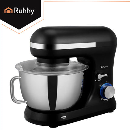 Ruhhy Planetaire Keukenmachine - 1000W - 4,5L RVS Kom - Zwart