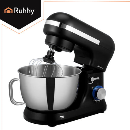 Ruhhy Planetaire Keukenmachine - 1000W - 4,5L RVS Kom - Zwart