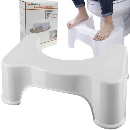 Ruhhy Toilet Voetenbankje - Ergonomisch - Wit