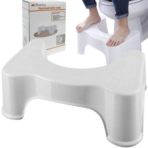 Ruhhy Toilet Voetenbankje - Ergonomisch - Wit