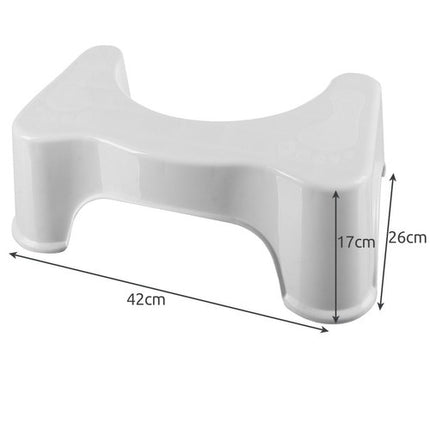 Ruhhy Toilet Voetenbankje - Ergonomisch - Wit