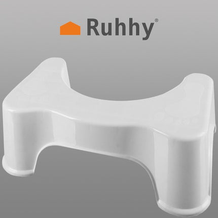 Ruhhy Toilet Voetenbankje - Ergonomisch - Wit