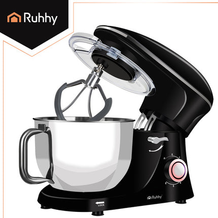 Ruhhy Planetaire Keukenmachine - 2200W - 6,2L - 9-in-1 - Zwart