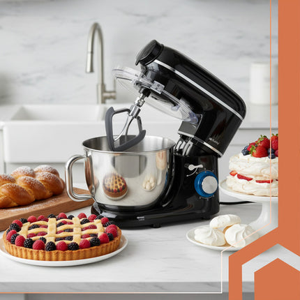 Ruhhy 3-in-1 Keukenmachine - 2200W - 6,2L - Met Blender & Vleesmolen - Zwart