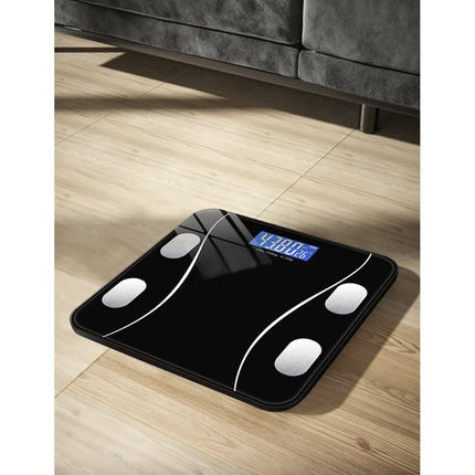 Ruhhy Analytische Badkamerweegschaal - Smart - 180 kg - Zwart