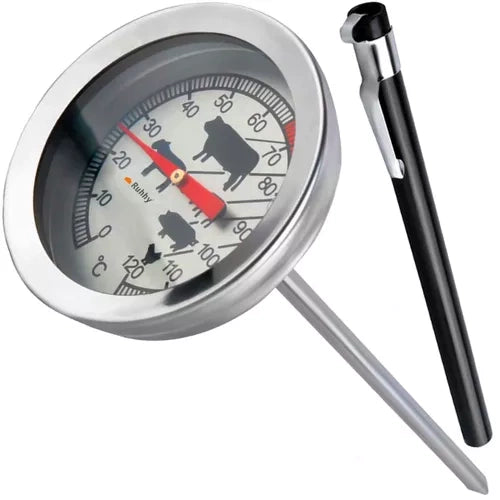 Ruhhy 23813 Vleesthermometer - 13 cm Sonde - RVS