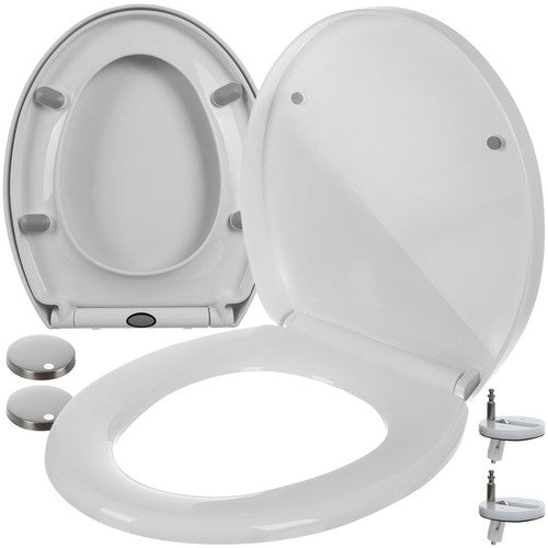 Ruhhy Soft-Close Toiletbril - Universeel - Quick-Release - Wit