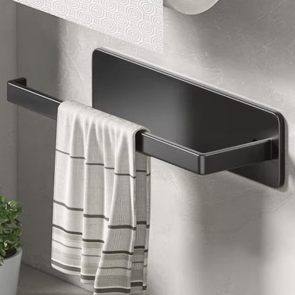Toiletrolhouder - Zwart -Zelfklevend