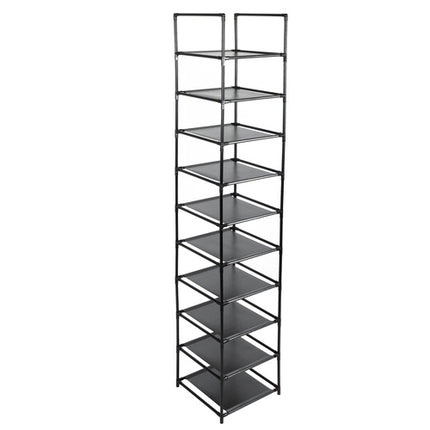 Ruhhy Modulair Schoenrek - 10 Niveaus - 176 cm - Zwart