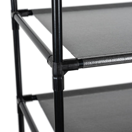 Ruhhy Modulair Schoenrek - 10 Niveaus - 176 cm - Zwart